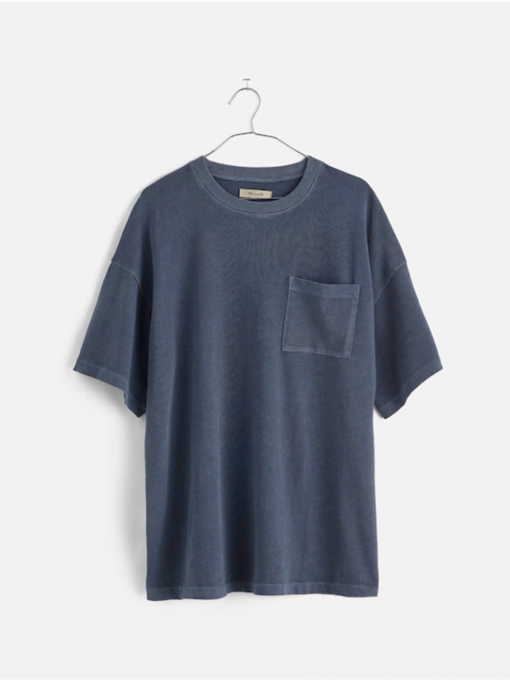 Madewell Garment Dyed Oversized Pocket Tee